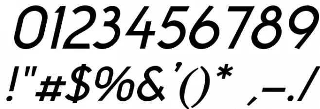 NeoGothisADFStd-MediumOblique Font OTHER CHARS