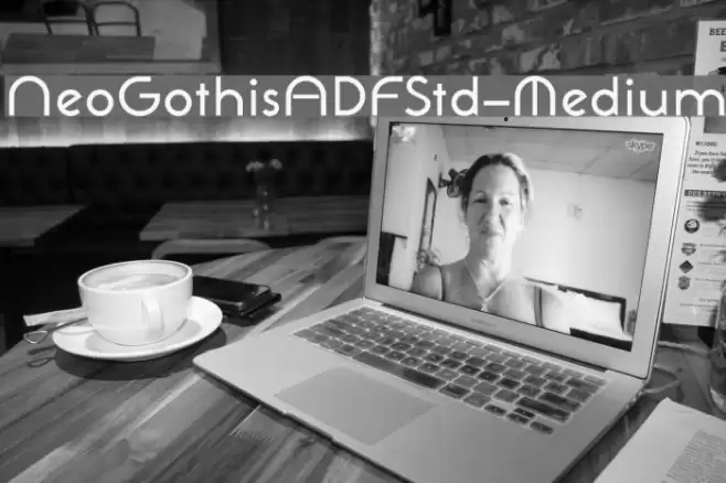 NeoGothisADFStd-Medium Fonte examples