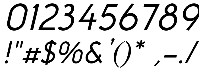NeoGothisADFStd-Oblique Font OTHER CHARS