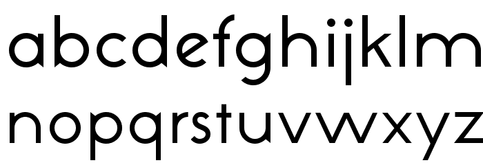 NeoGothisADFStd-Regular Font LOWERCASE