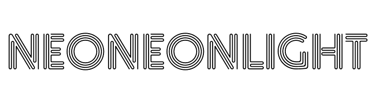 NeoNeon Light  नि: शुल्क फ़ॉन्ट्स डाउनलोड