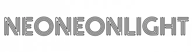 NeoNeon Light  Frei Schriftart Herunterladen