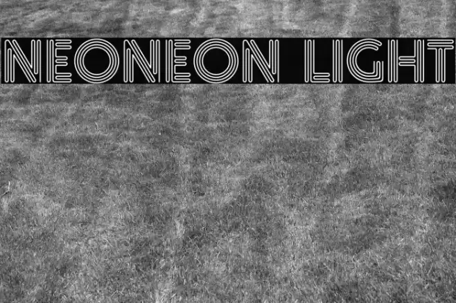 NeoNeon Light Caratteri examples
