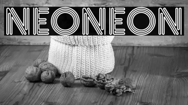 NeoNeon फ़ॉन्ट examples