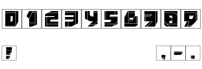 NeoPanFrames Font OTHER CHARS