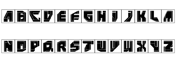 NeoPanFrames Font LOWERCASE