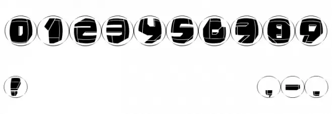 NeoPanRings Font OTHER CHARS