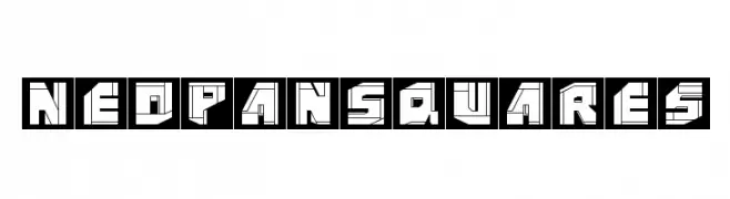 NeoPanSquares  Скачать бесплатные шрифты