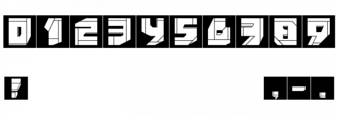 NeoPanSquares Font OTHER CHARS