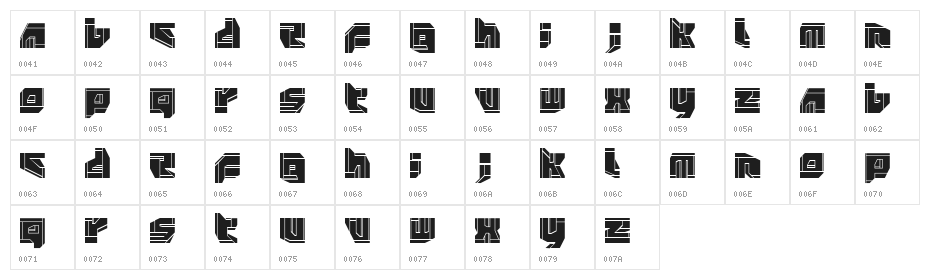NeoPangaia[p2] Character Map