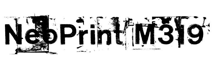 NeoPrint M319  免费字体下载