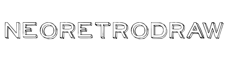 NeoRetroDraw  font caratteri gratis