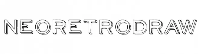 NeoRetroDraw  font caratteri gratis