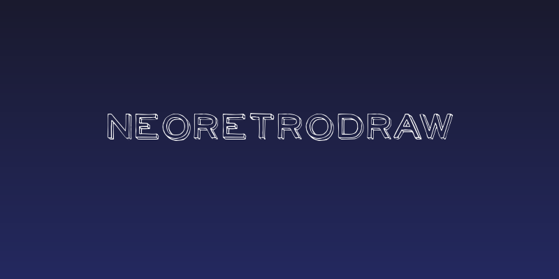 NeoRetroDraw Social Header