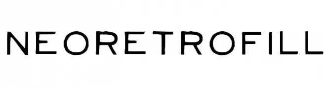 NeoRetroFill  font caratteri gratis