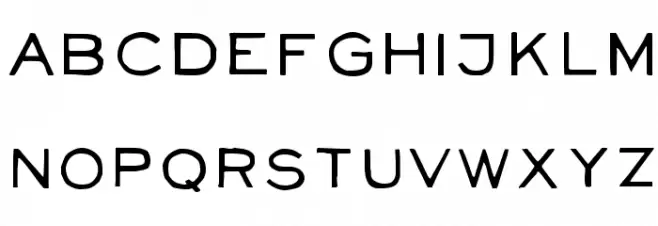 NeoRetroFill 字体 小写