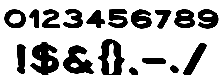 NeoRetroShadow Font OTHER CHARS