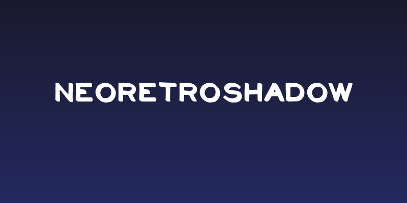 NeoRetroShadow Social Header