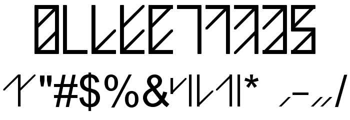 NeoRunic Font OTHER CHARS