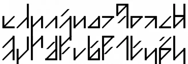 NeoRunic Fonte MAIÚSCULAS