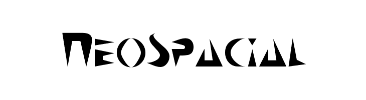 NeoSpacial  les polices de caractères gratuit tlcharger