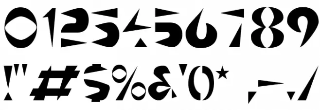 NeoSpacial Font OTHER CHARS