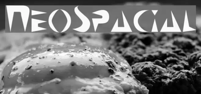 NeoSpacial Font examples