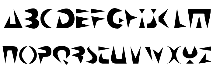 NeoSpacial Font LOWERCASE
