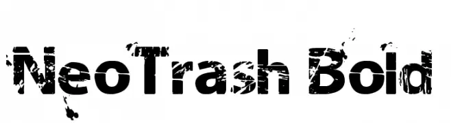 NeoTrash Bold  baixar fontes gratis