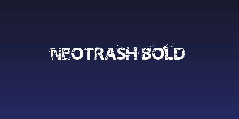 NeoTrash Bold Social Header