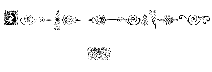 NeoclassicFleuronsFree Font OTHER CHARS