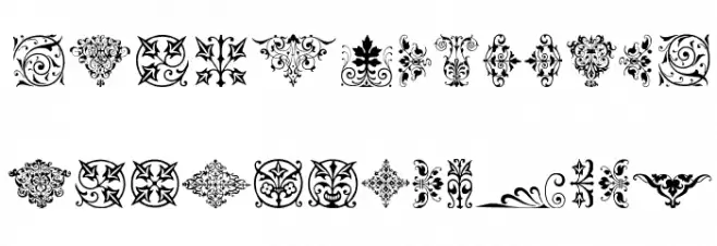 NeoclassicFleuronsFree Polices MAJUSCULES