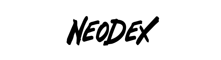Neodex  नि: शुल्क फ़ॉन्ट्स डाउनलोड