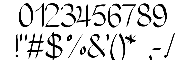 Neodymium Font OTHER CHARS