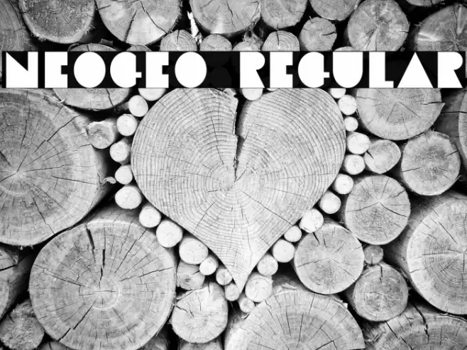 Neogeo Regular Font examples