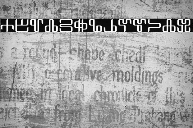 Neoglagolitic Font examples