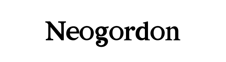 Neogordon  font caratteri gratis