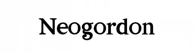 Neogordon  Скачать бесплатные шрифты