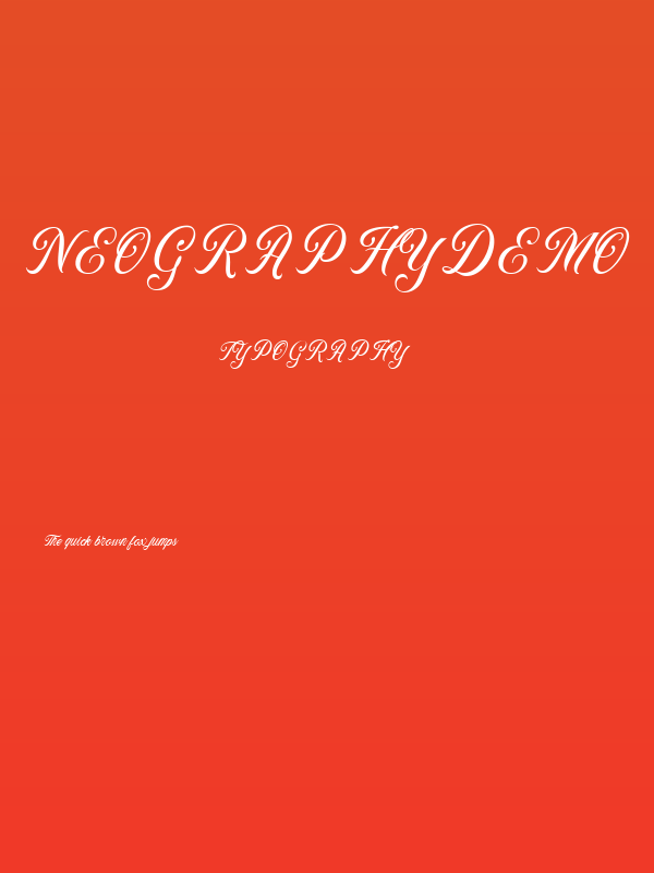 NeographyDEMO Poster