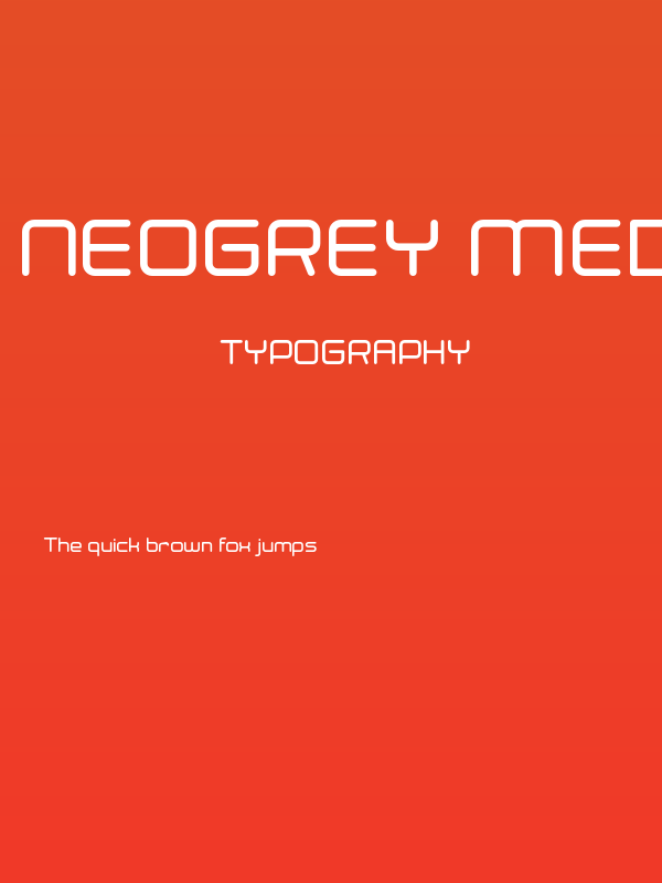 Neogrey Medium Poster