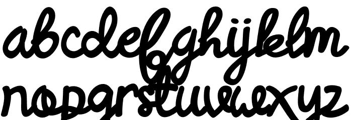 Neolion Caligraphy Font LOWERCASE