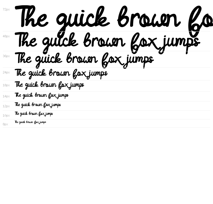 Neolion Demo Caligraphy Waterfall