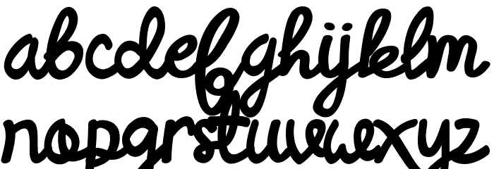 Neolion Demo Caligraphy Font LOWERCASE
