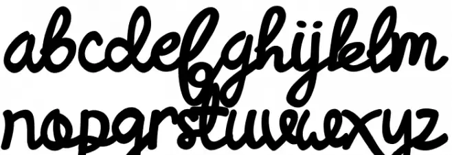 Neolion Demo Caligraphy Шрифта строчной