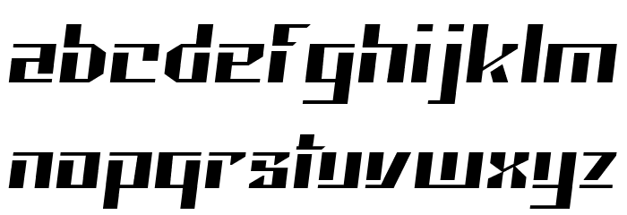 Neolion Demo Italic Font LOWERCASE