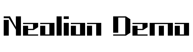 Neolion Demo  font caratteri gratis
