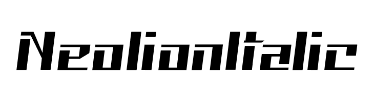 Neolion Italic Font