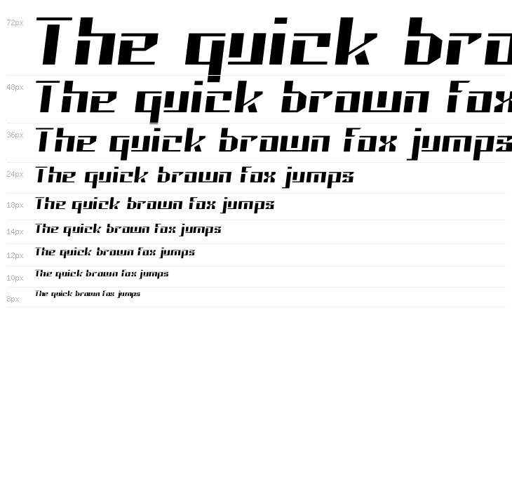 Neolion Italic Waterfall