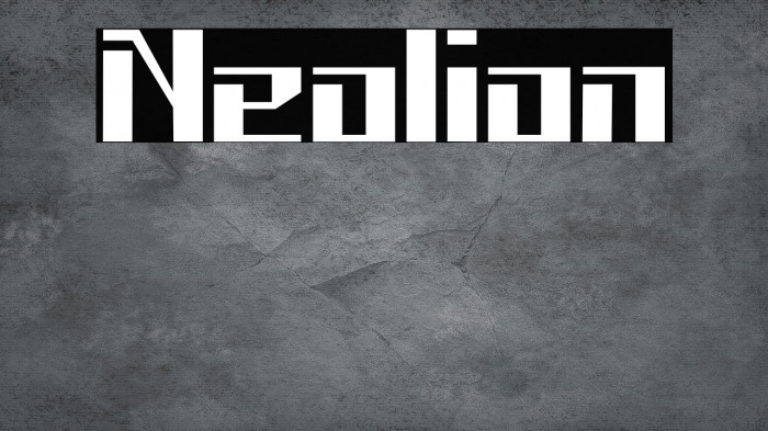 Neolion Font examples