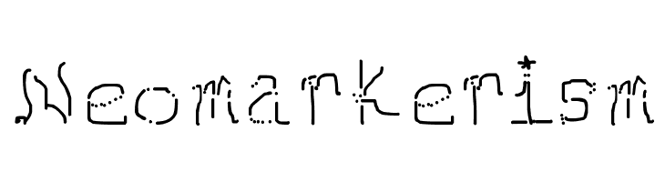 Neomarkerism  font caratteri gratis